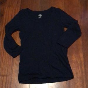 J Crew 3/4 sleeve painter tee